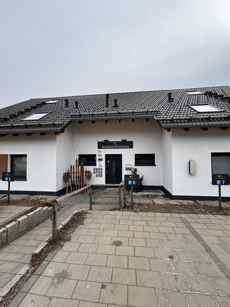 De voorkant van Residence Winterberg