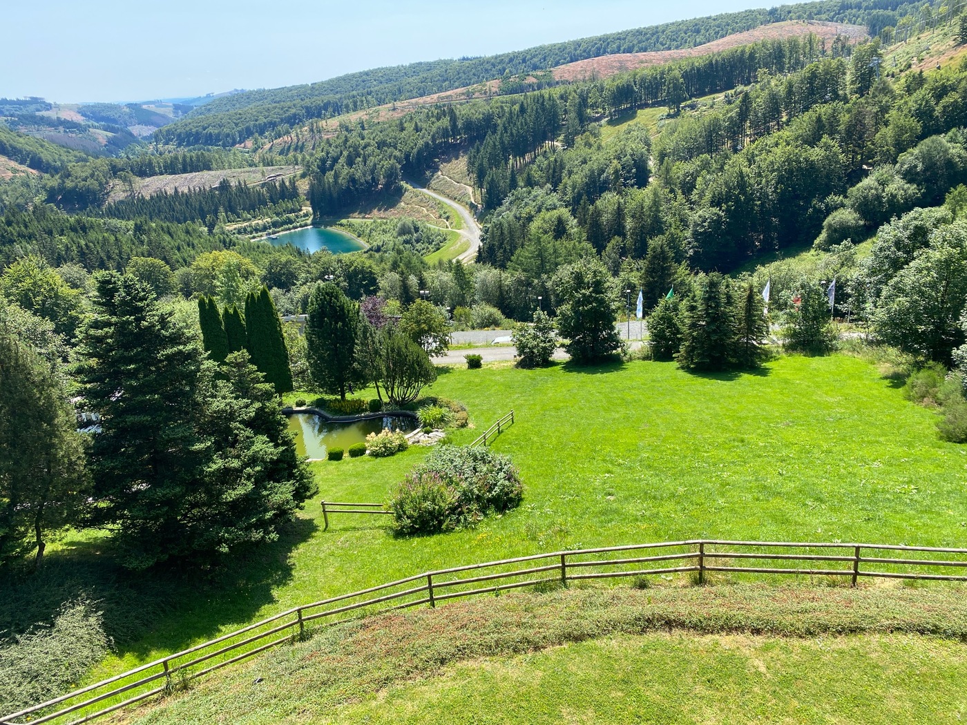 Uitzicht naar beneden