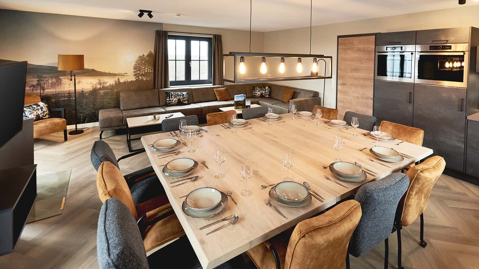 Luxe en ruime 12p villa nabij piste en centrum 
