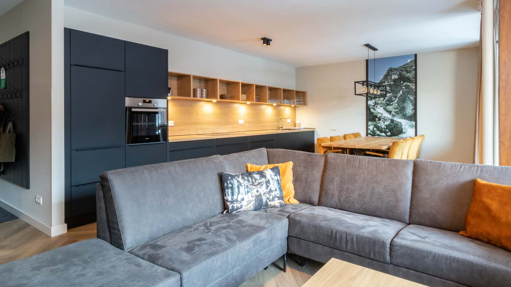 Luxe 8p appartement nabij skigebied
