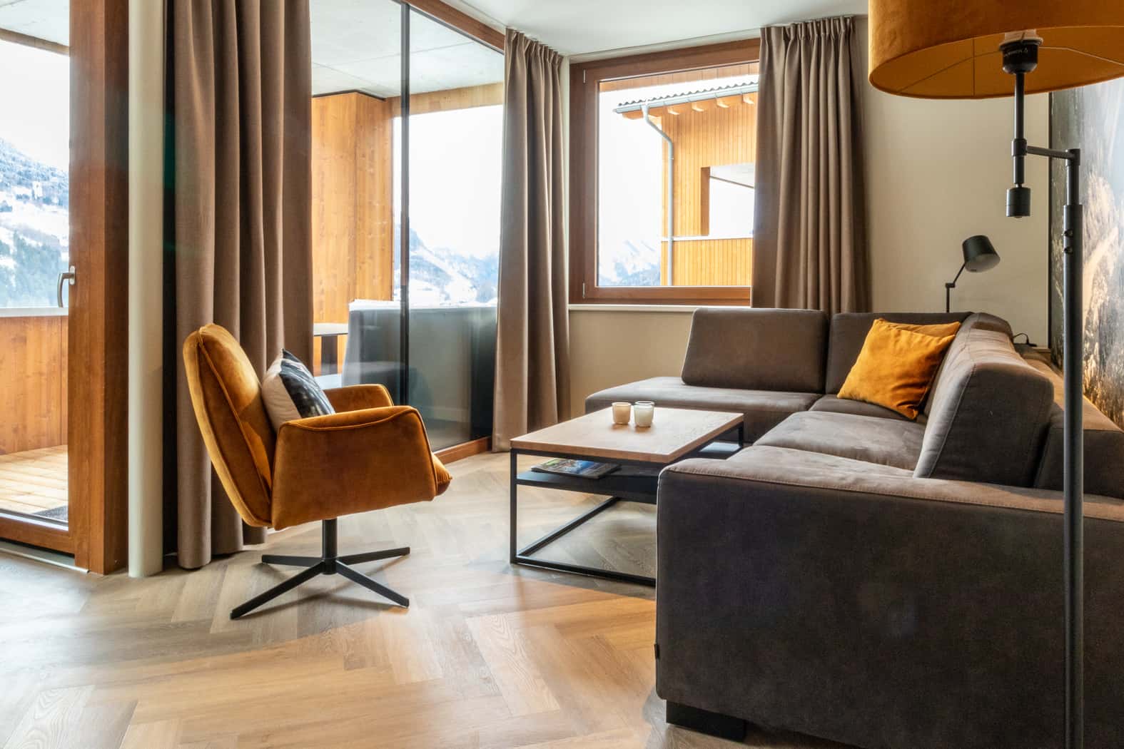 Luxe 6p appartement vlak bij skigebied