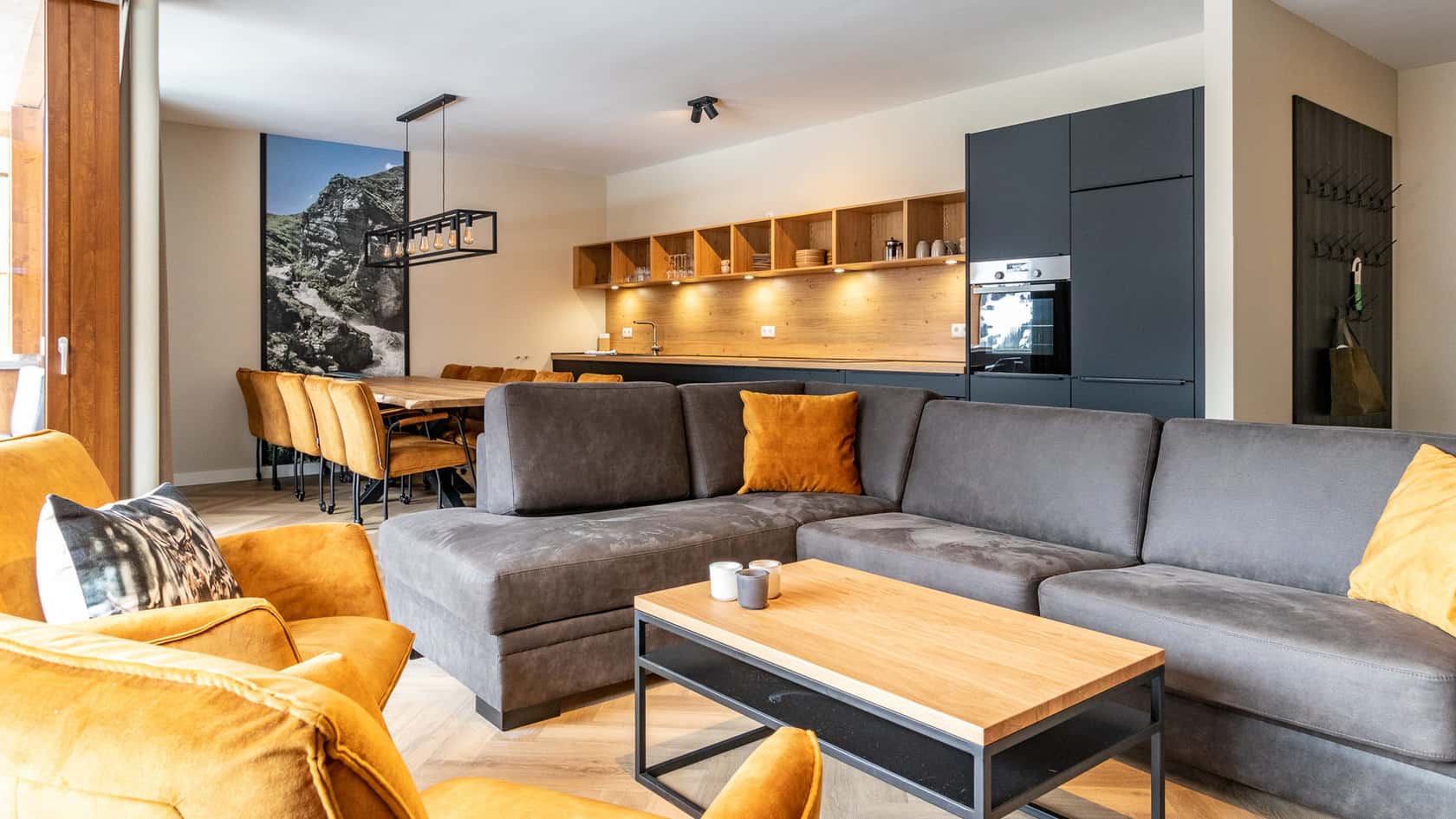 B1 Stijlvol 8p appartement nabij skigebied