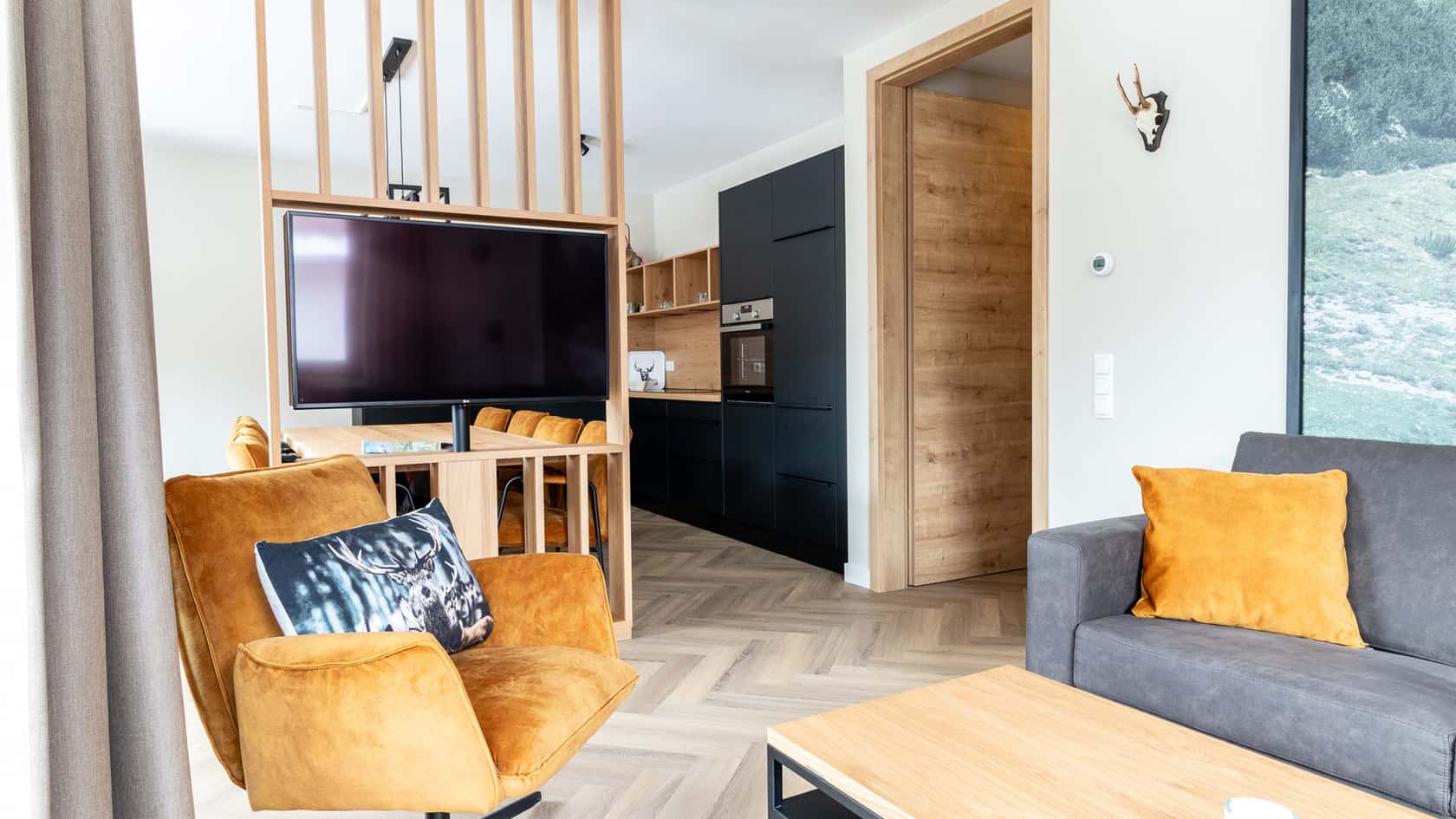 B5 Stijlvol 8p appartement dicht bij skigebied
