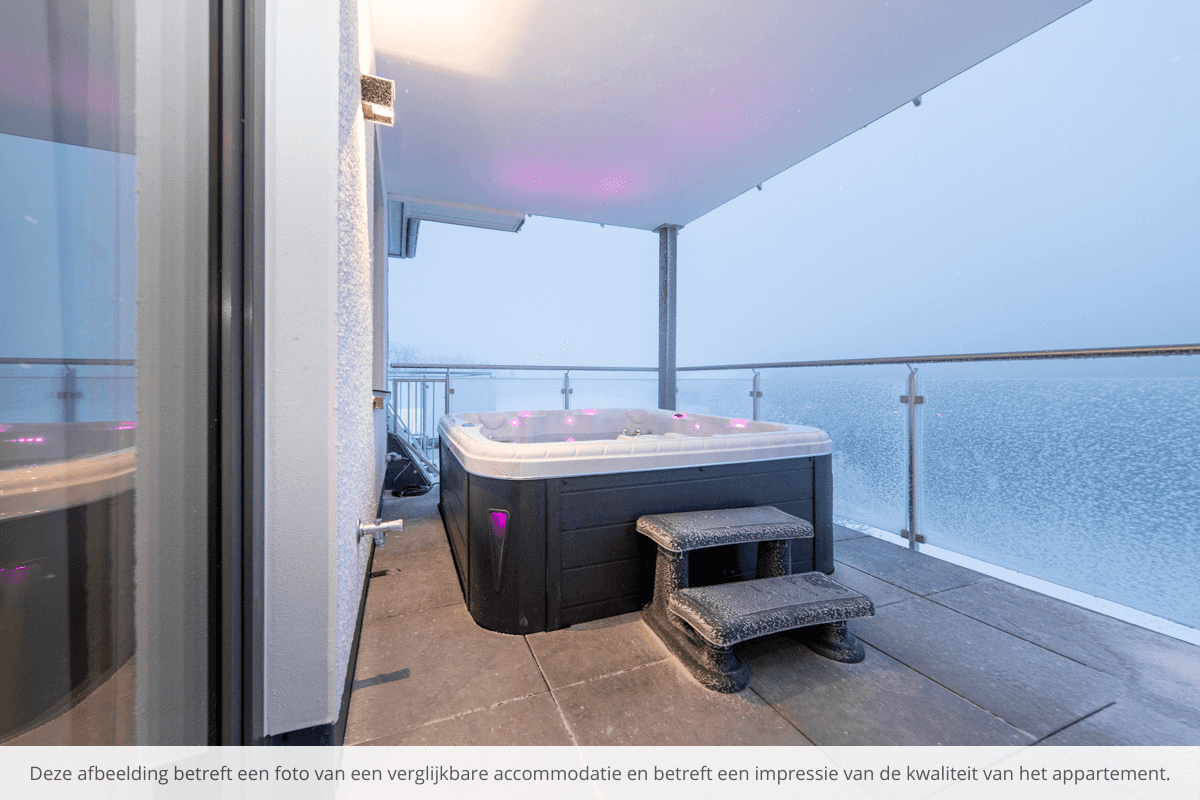 8P appartement met sauna en jacuzzi