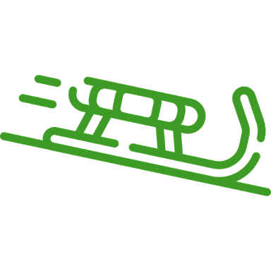 Rodelen met het gezin in Winterberg