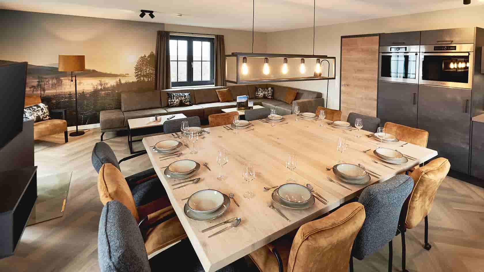 Luxe en ruime 12p villa nabij piste en centrum