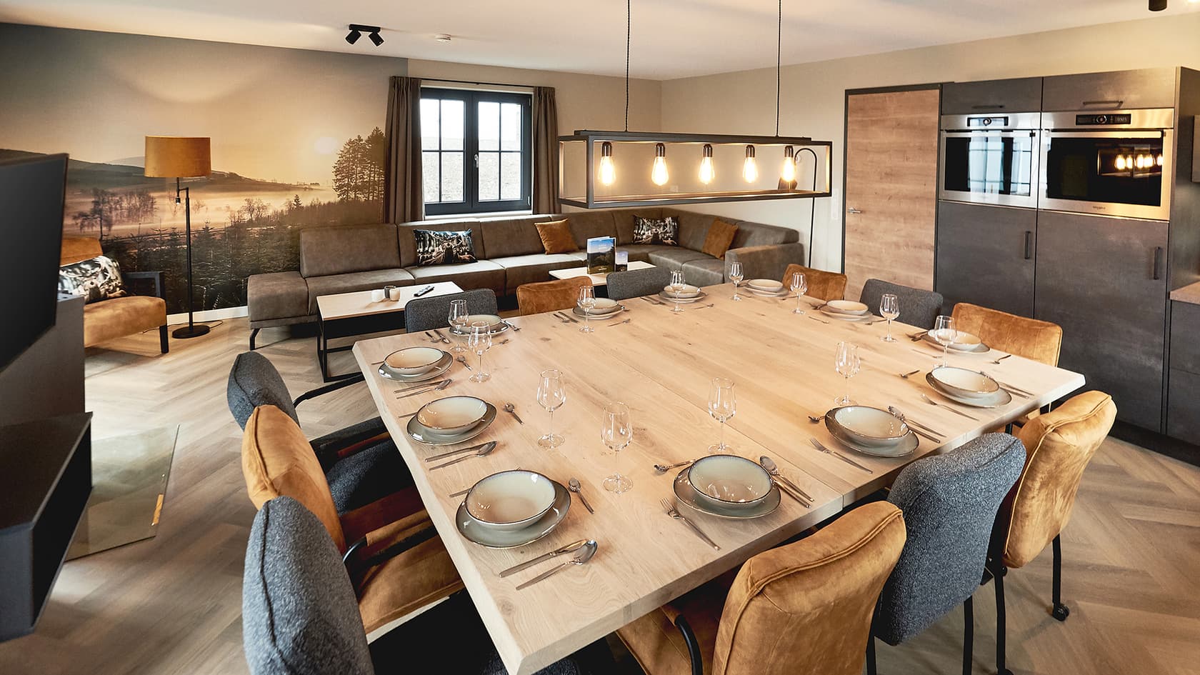 Luxe en ruime 12p villa nabij piste en centrum